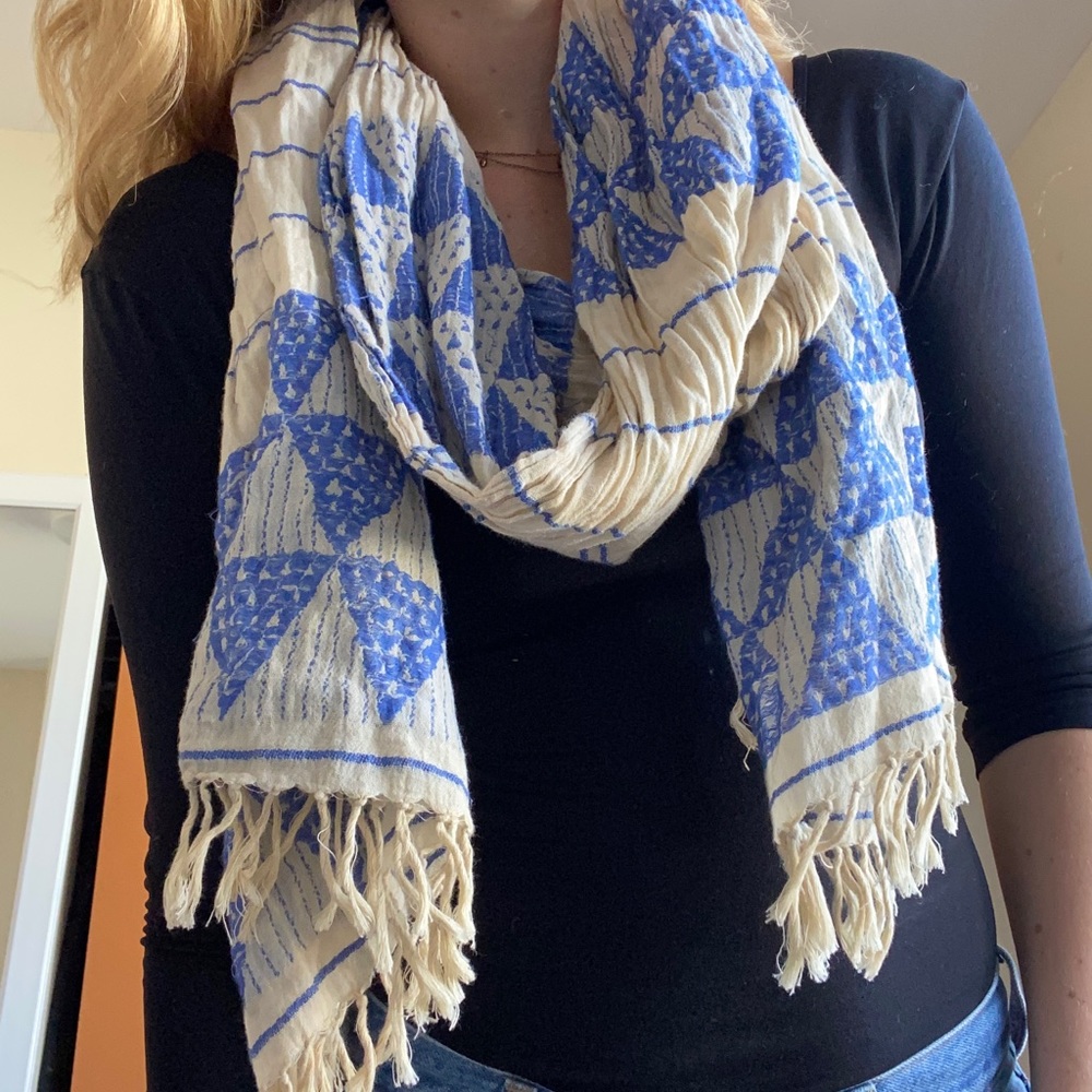 Madewell patterned scarf